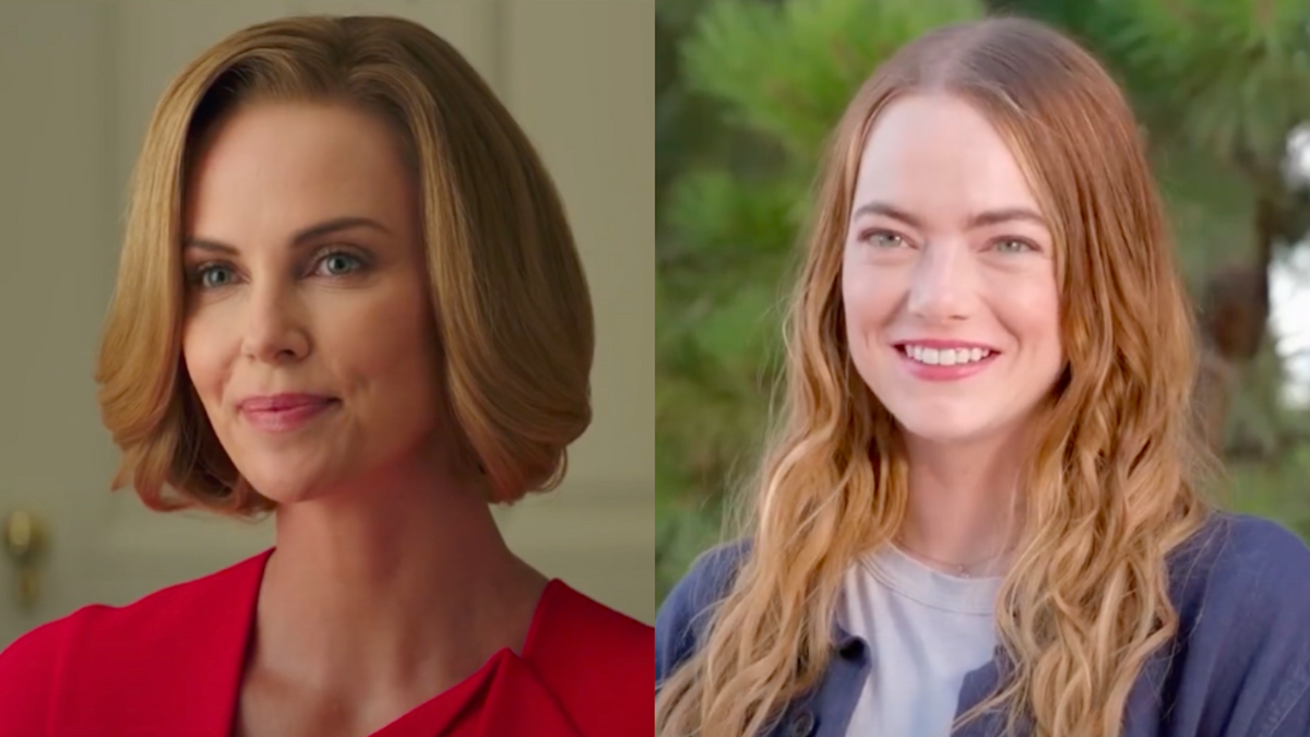 Featured image for "Charlize Theron Photobombs Emma Stone at Oscars, Meets 'Family' Vin Diesel"