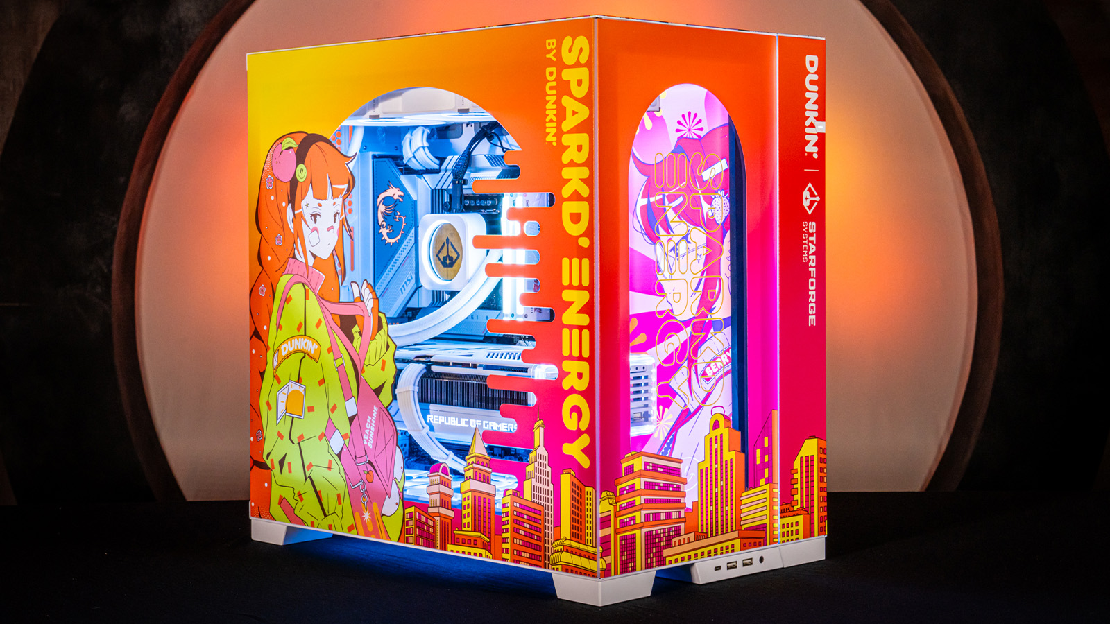 Featured image for Dunkin'-Themed PC Giveaway and TwitchCon 2023 Highlights