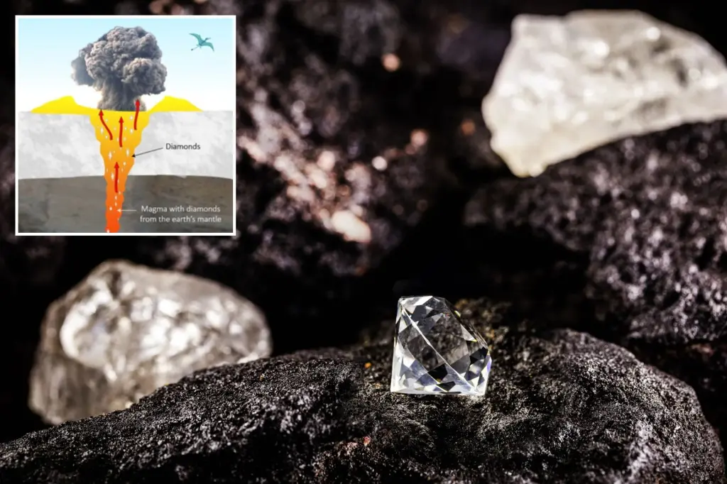 Featured image for "Scientists Uncover 'Fountains of Diamonds' Erupting from the Earth"