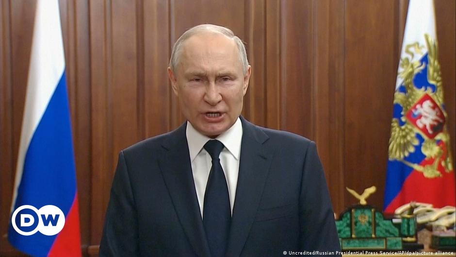 "Putin Addresses Wagner Fighters in Video Message"