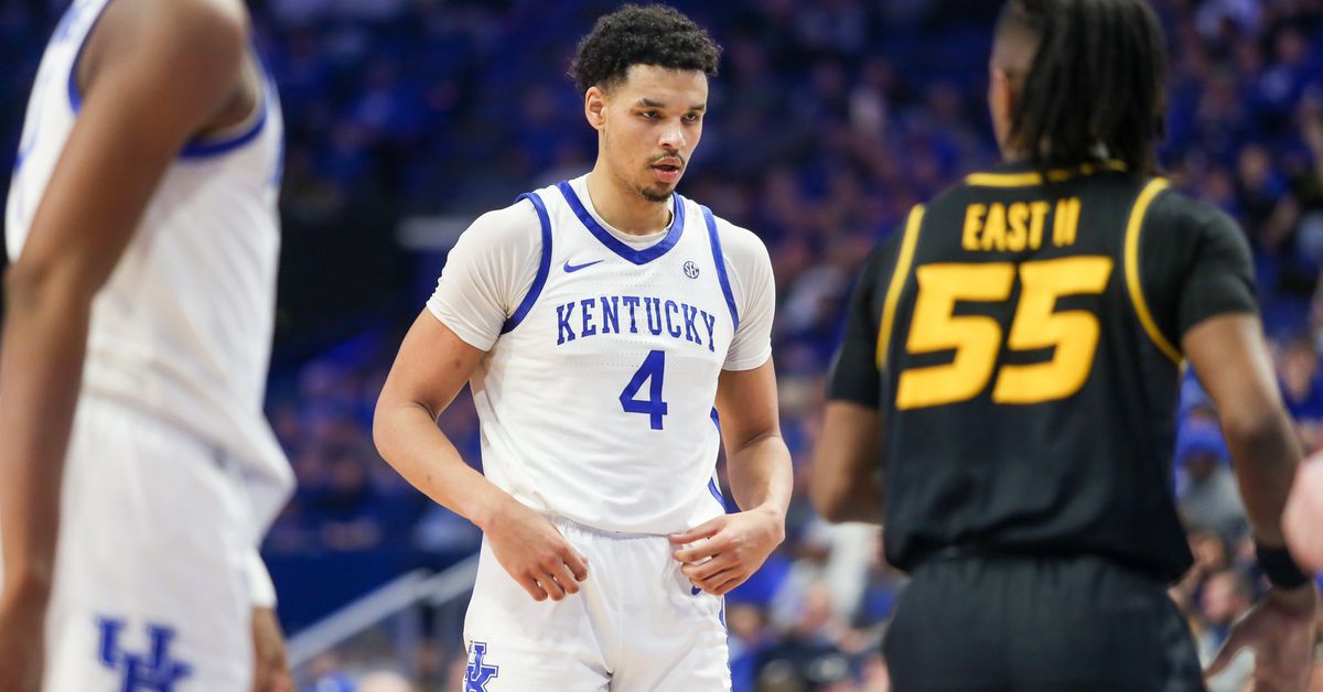 Featured image for "Kentucky Wildcats Secure 6th Straight Win, Defeat Missouri 90-77"