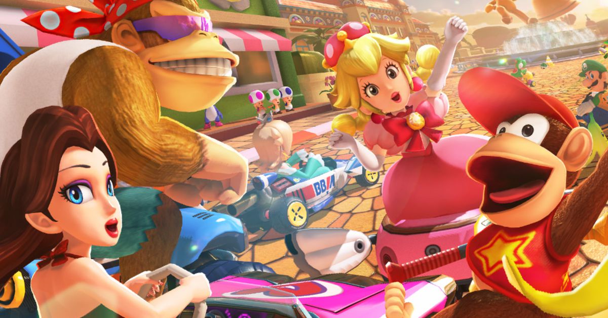 Featured image for "Exciting Updates Coming to Mario Kart 8 Deluxe: DLC Tracks, Racing Suits, and More!"