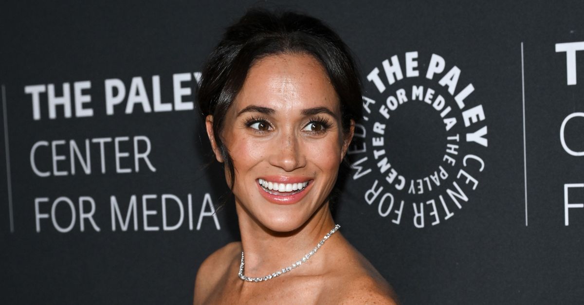 Featured image for Meghan Markle Stuns Solo in Backless Gown at Beverly Hills Gala