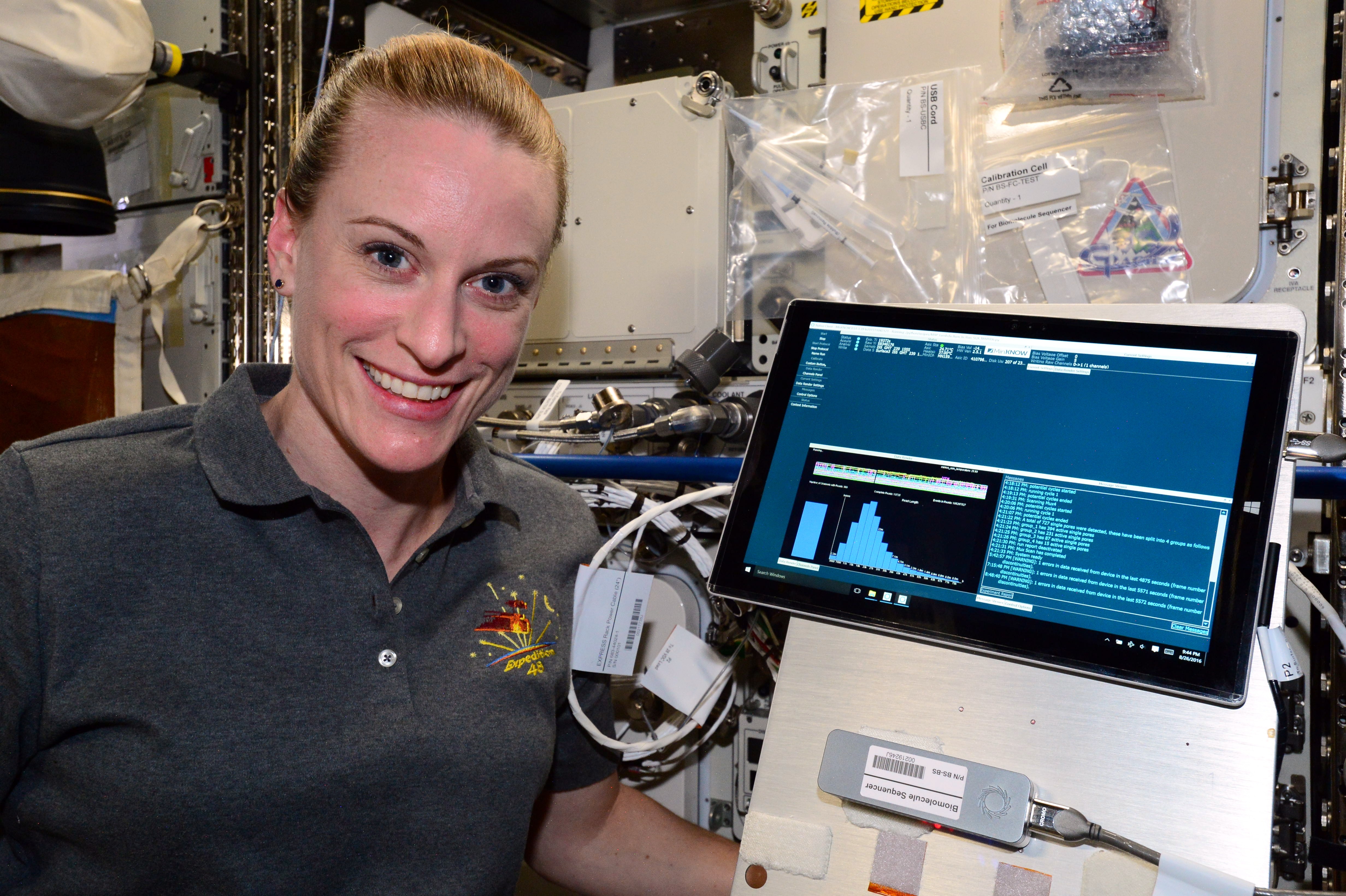 Featured image for Kate Rubins, Pioneering Space DNA Sequencer, Departs NASA