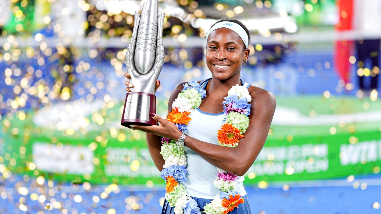 Featured image for Coco Gauff Triumphs Over Jessica Pegula to Win Wuhan Open