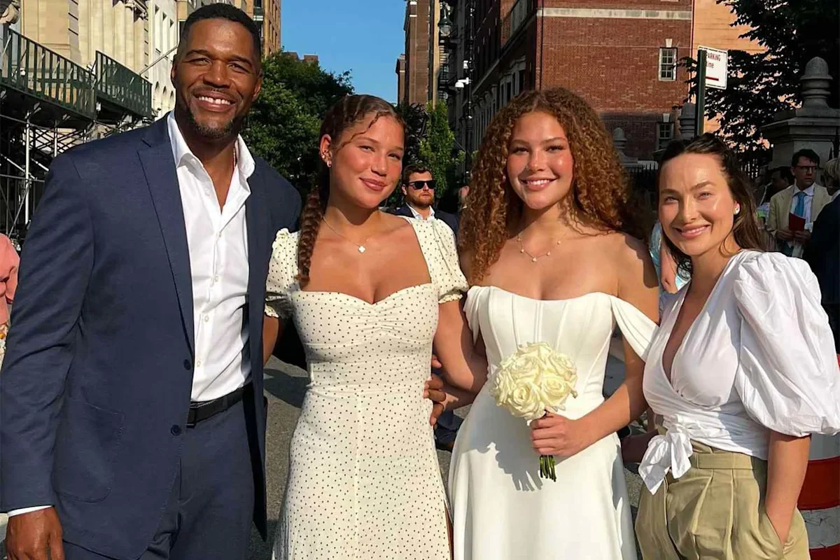 Michael Strahan's Twin Daughters Graduate High School and Move Out