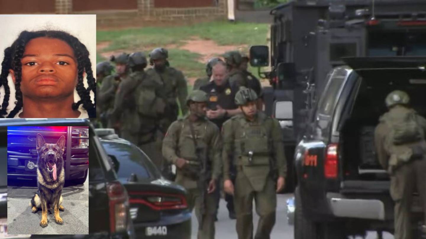 Featured image for Manhunt underway for 17-year-old suspect who fatally shot K9 officer in Clayton County