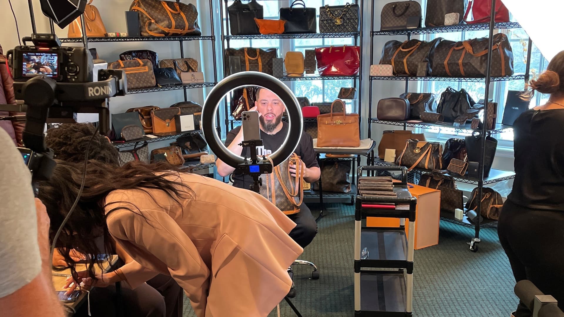 Small businesses thrive through livestream shopping on social media.