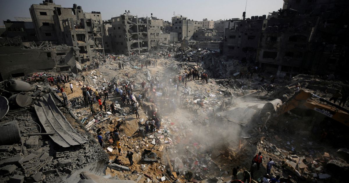 "Israel's Strikes on Gaza Refugee Camp Leave Over 195 Dead, Hamas Claims"