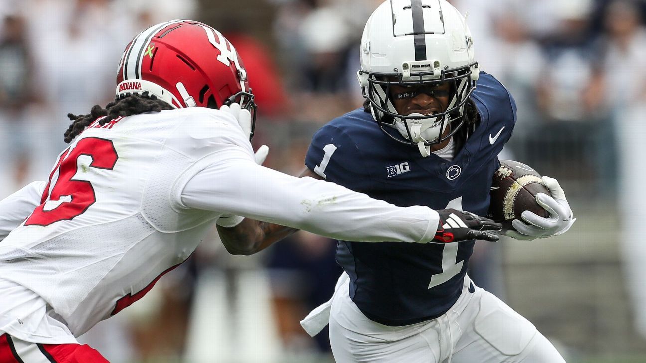 "Penn State's Offense Faces Challenges After KeAndre Lambert-Smith's Transfer"