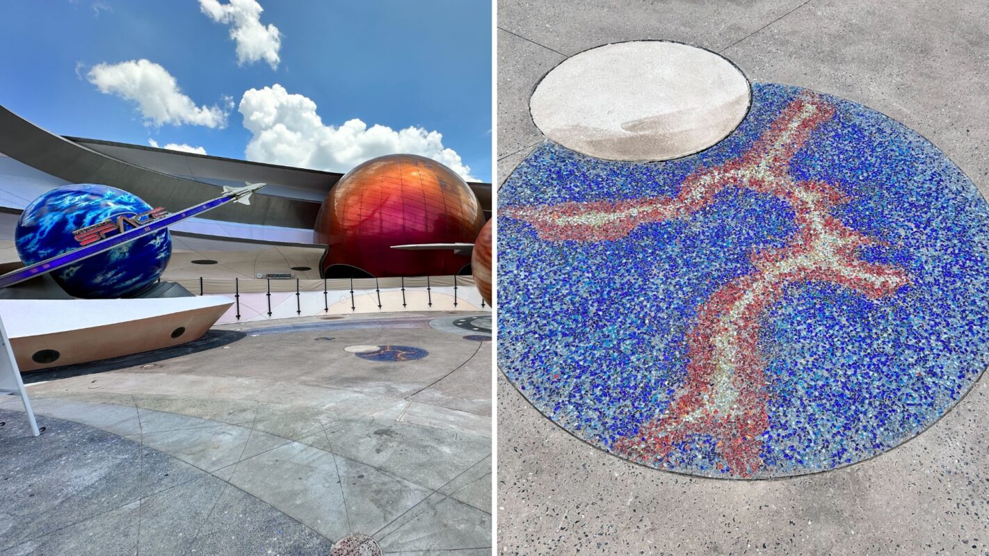 Featured image for Mars Rover Tracks Vanish during EPCOT's Planetary Plaza Pavement Revamp