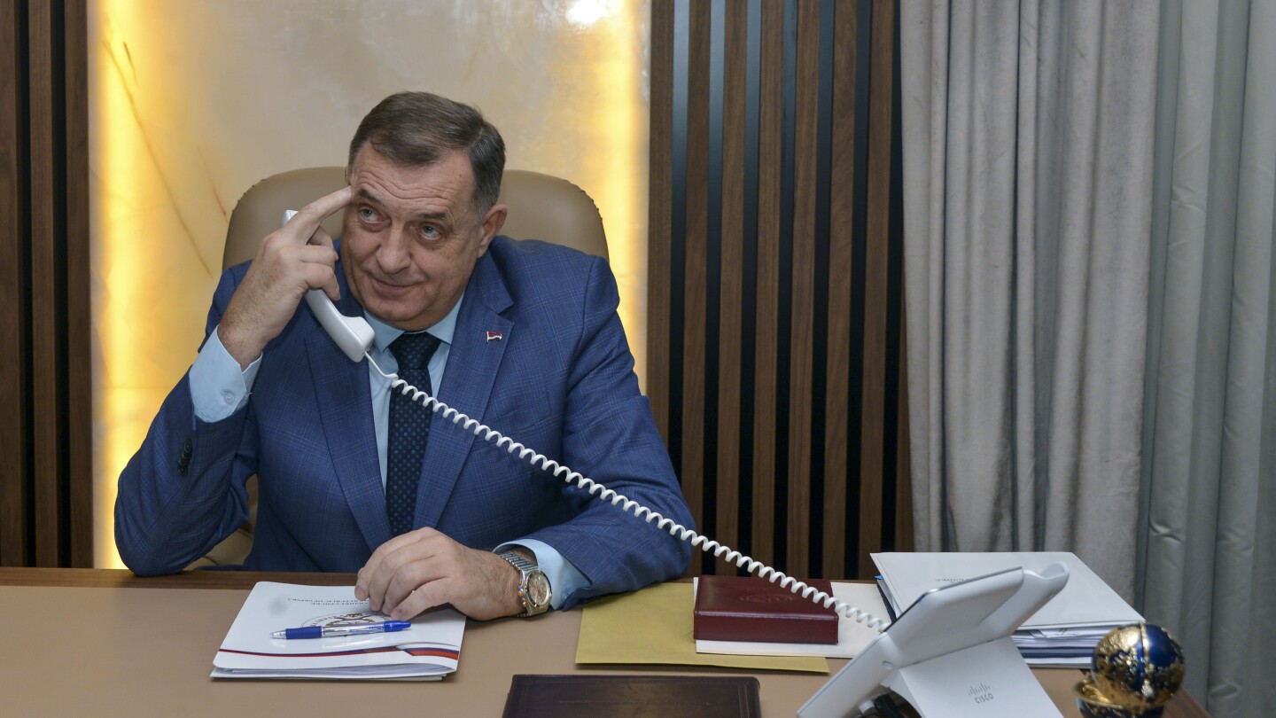 Featured image for "Bosnian Serb Leader Dodik Ignores US Warnings, Threatens National Split"