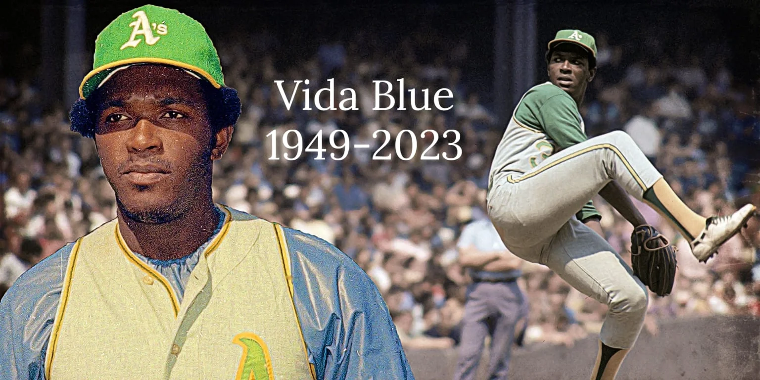 Baseball legend Vida Blue dies at 73.