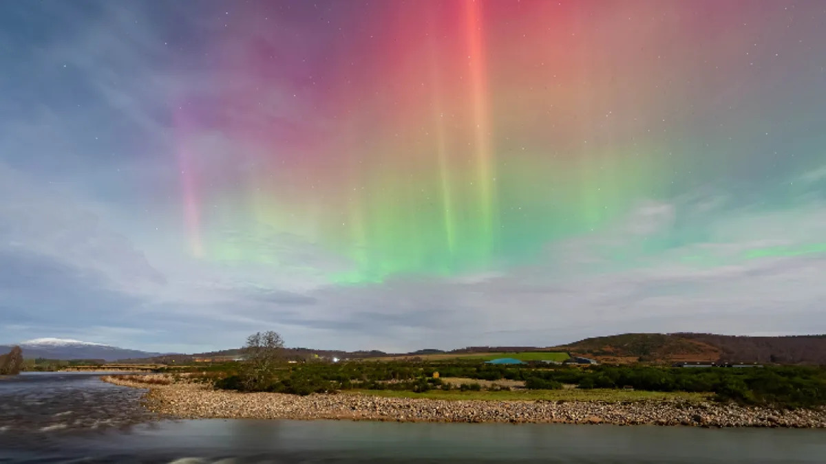 Rare Orange Auroras Illuminate UK Skies Following Powerful Solar Storm