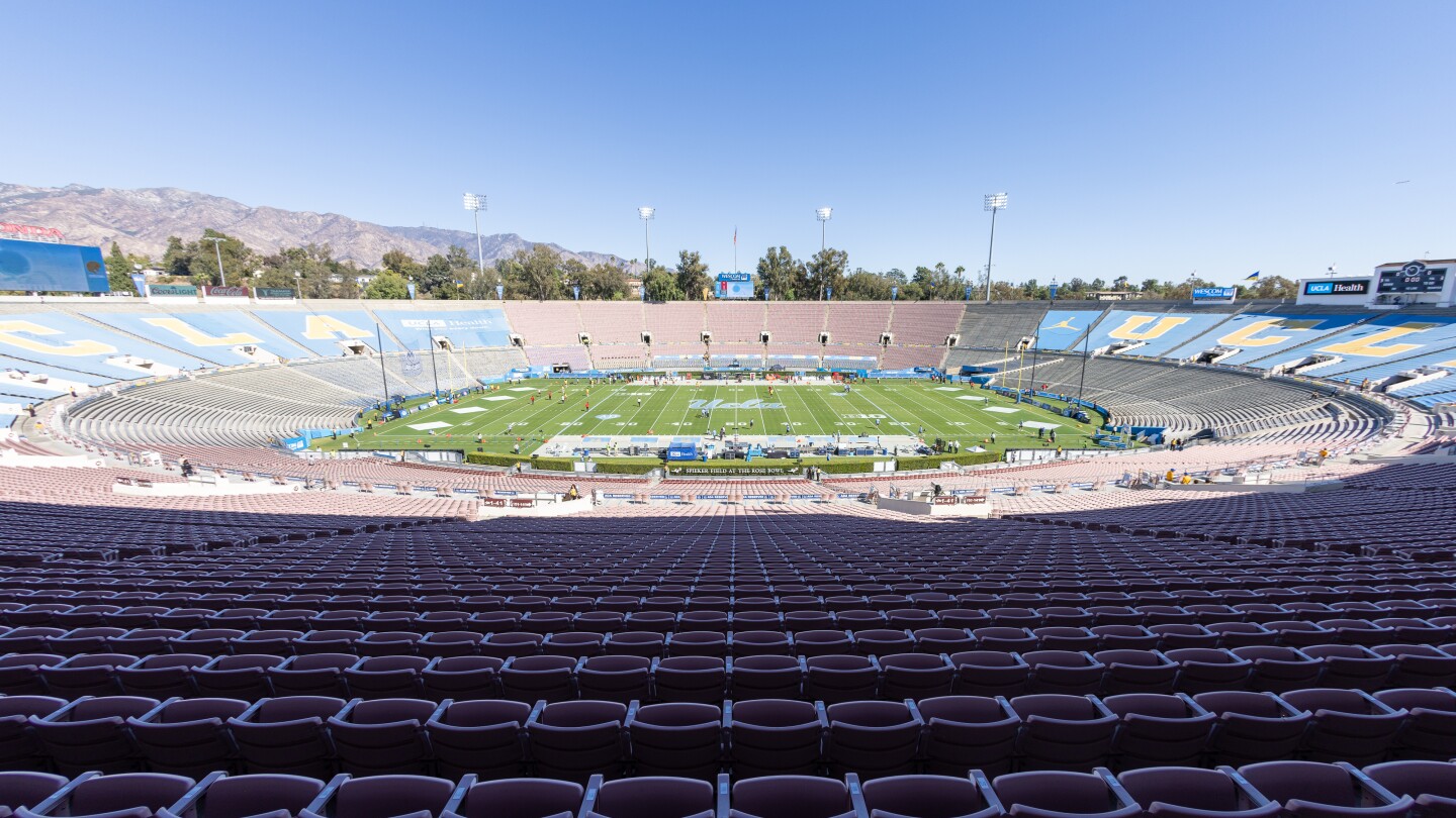 Featured image for Rose Bowl and Pasadena sue UCLA over alleged plan to move games to SoFi Stadium