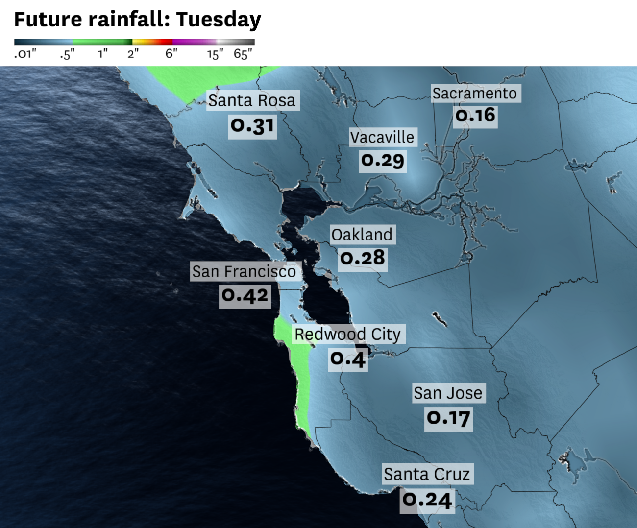 Bay Area Braces for Turbulent Weather with Rain, Wind, and Hail.
