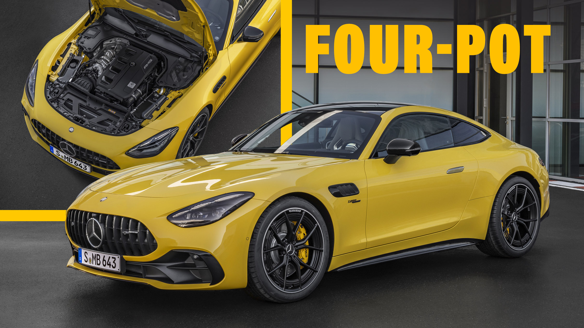 Featured image for "Mercedes-AMG GT Lineup Expands with Four-Cylinder Power and Pricing Updates"
