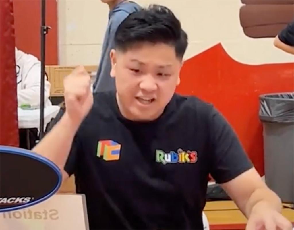 Featured image for Max Park shatters Rubik's Cube world record with 3.13 second solve.