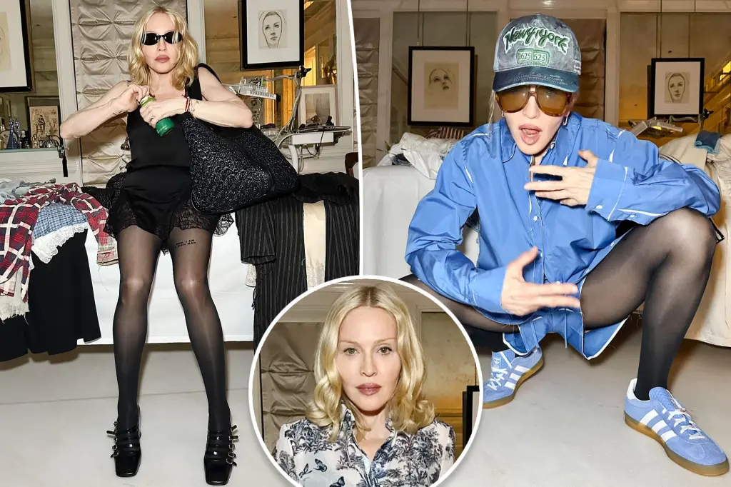 Featured image for Madonna showcases diverse styles, including a surprising elegant dress