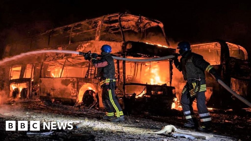 "Russia Launches Devastating Missile and Drone Attack on Kyiv in Ongoing Ukraine Conflict"