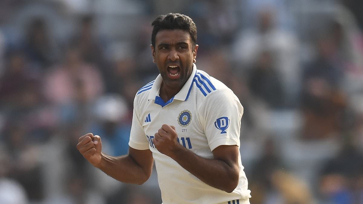 Featured image for "Ravichandran Ashwin's Record-Equaling Performance Puts India on Brink of Series Victory"