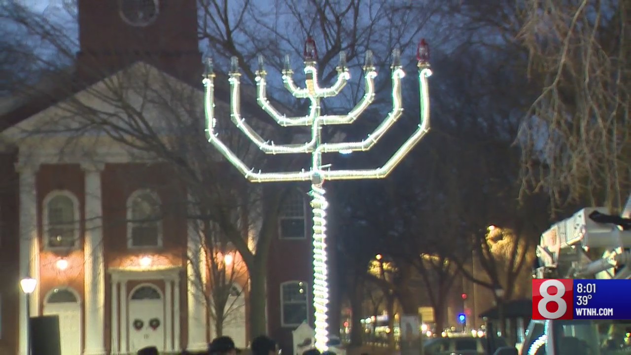 Featured image for Outrage over Desecration of Menorah with Palestinian Flag Sparks Condemnation and Rally