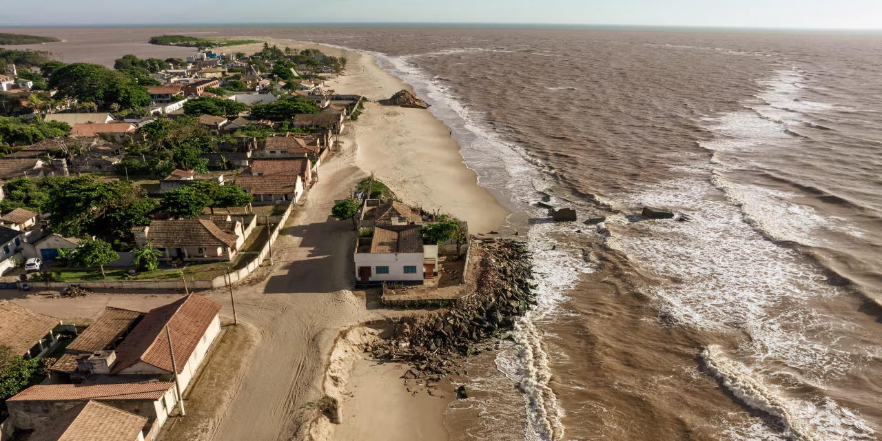 Brazilian Fishing Town Swallowed by Atlantic Ocean's Rise.