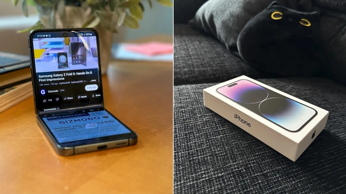 Featured image for "Apple Explores Clamshell Foldable iPhone Prototypes"