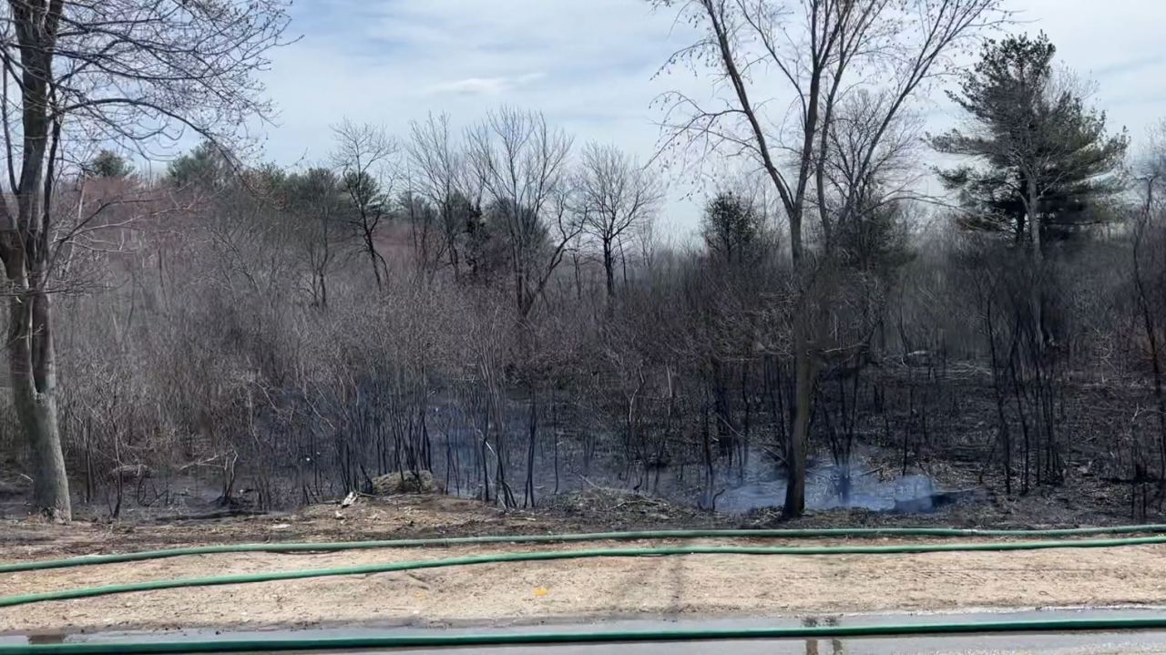 Featured image for Multiple Brush Fires Ravage Rhode Island Communities.