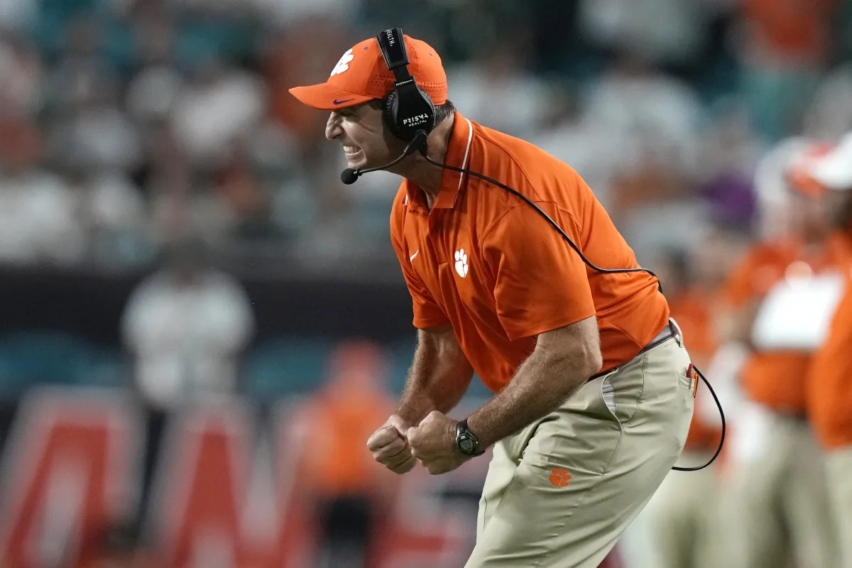 Featured image for "Dabo Swinney's Fiery Radio Show Rant Sparks Controversy"