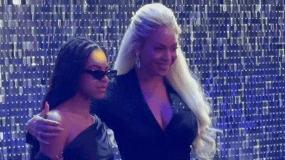 Featured image for "Blue Ivy and Taylor Swift Shine at Beyoncé's Renaissance Film Premiere"