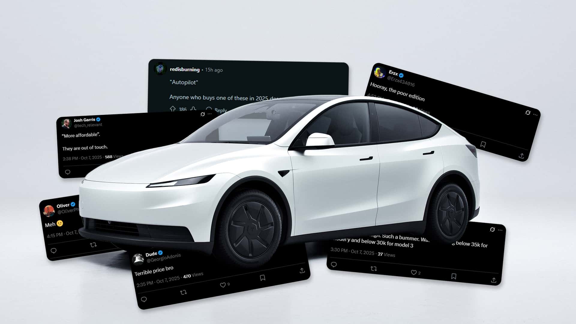 Featured image for Tesla's Budget EVs Face Criticism Over Value and Pricing
