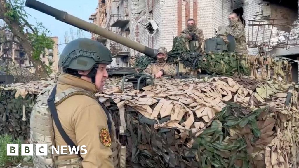 Wagner claims transfer of Bakhmut to Russian army in Ukraine war.