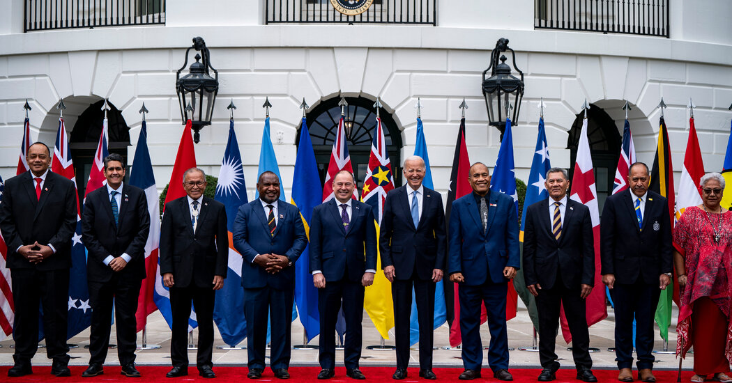 Featured image for "Biden Bolsters Pacific Islands Against China's Influence, Climate Change Warnings Heard"