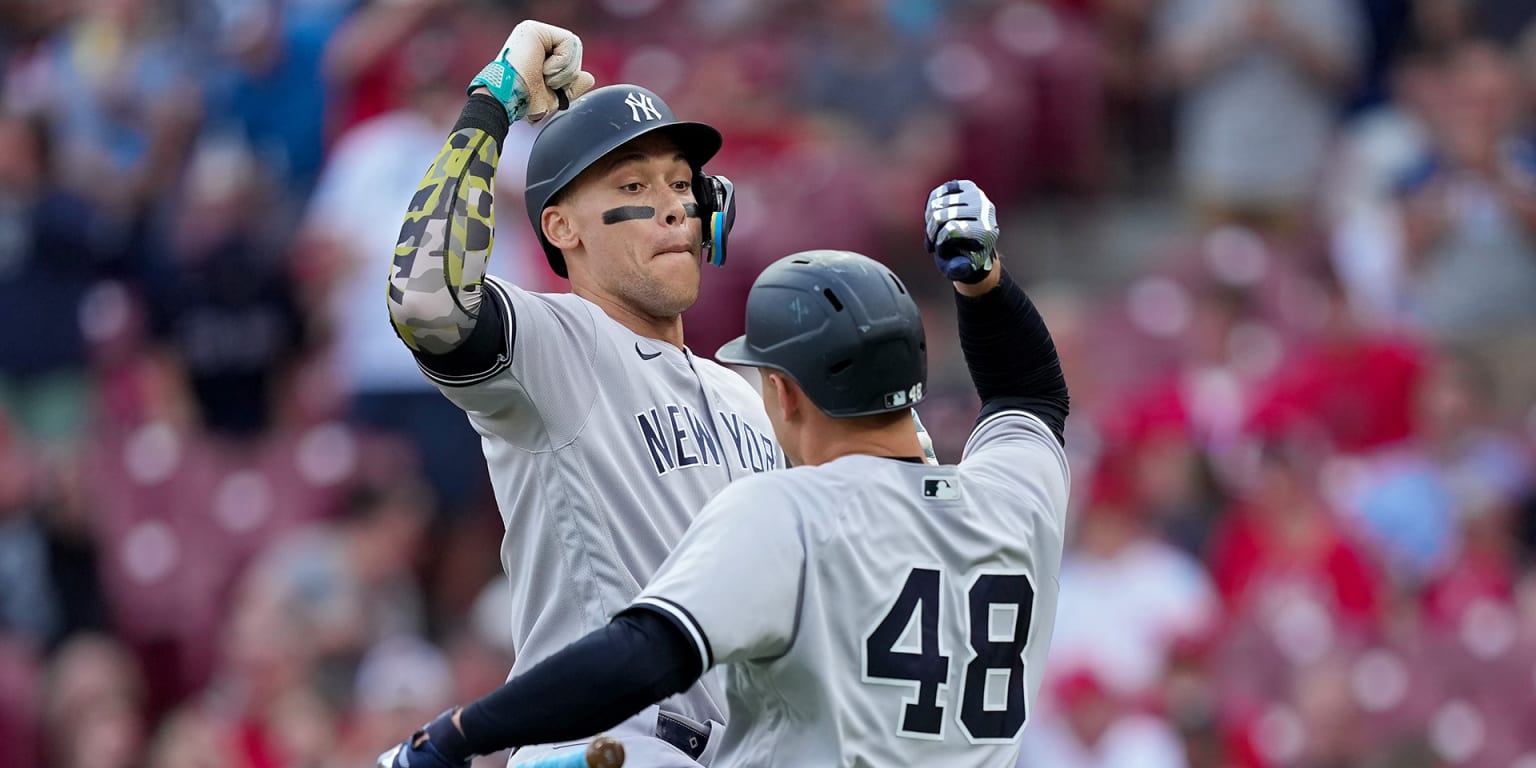 Yankees' Aaron Judge and Anthony Rizzo lead team to victory over Reds.