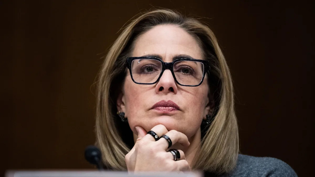 Sinema Criticizes Democrats as 'Old Dudes Eating Jell-O' and Ignores Donors' Requests.