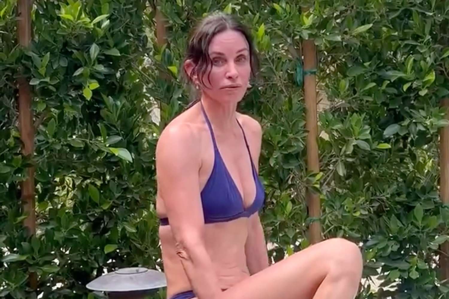Featured image for "Celebrity Courteney Cox's Bold Bikini Plunge and Viral Selfie with 'Friends' Co-Star"