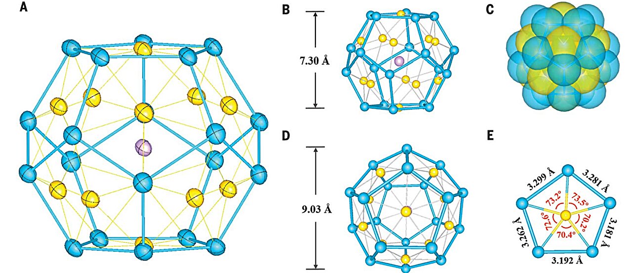 "Metal Atoms Form Unique Fullerene-Like Molecule"