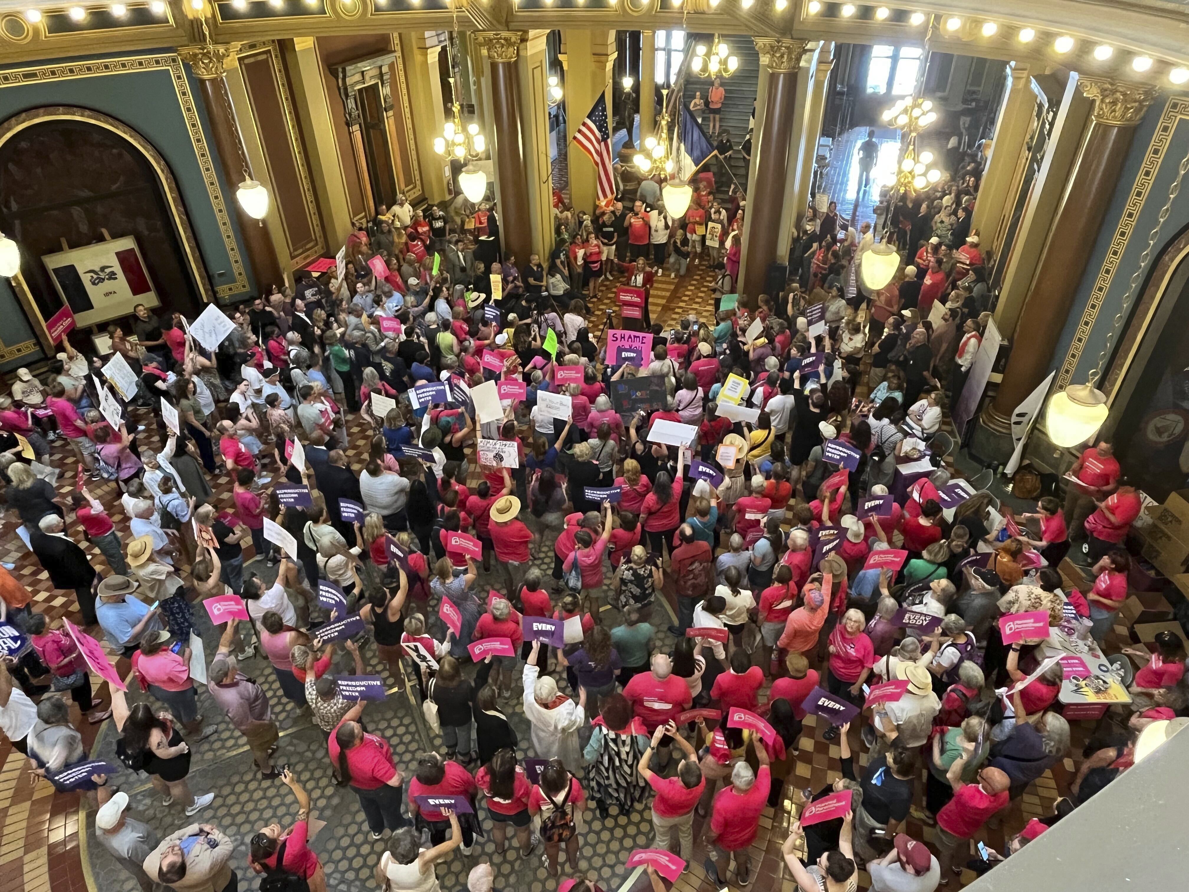 Iowa Lawmakers Pass Controversial Abortion Ban, Sparking Debate
