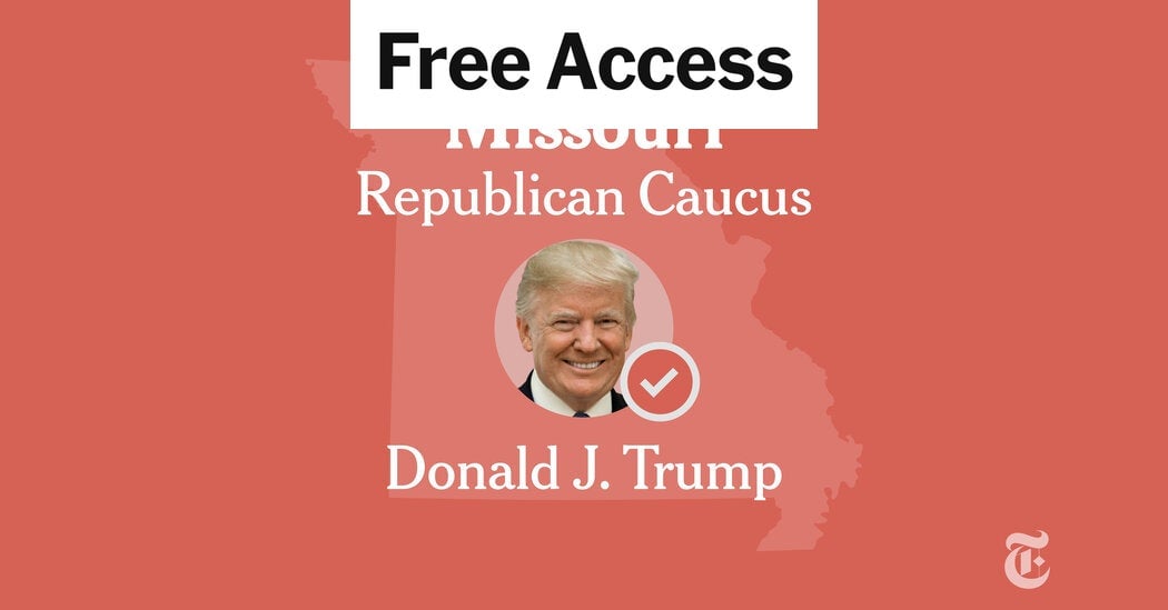 Featured image for "2024 Republican Caucus Results: Trump Triumphs in Missouri and Idaho"