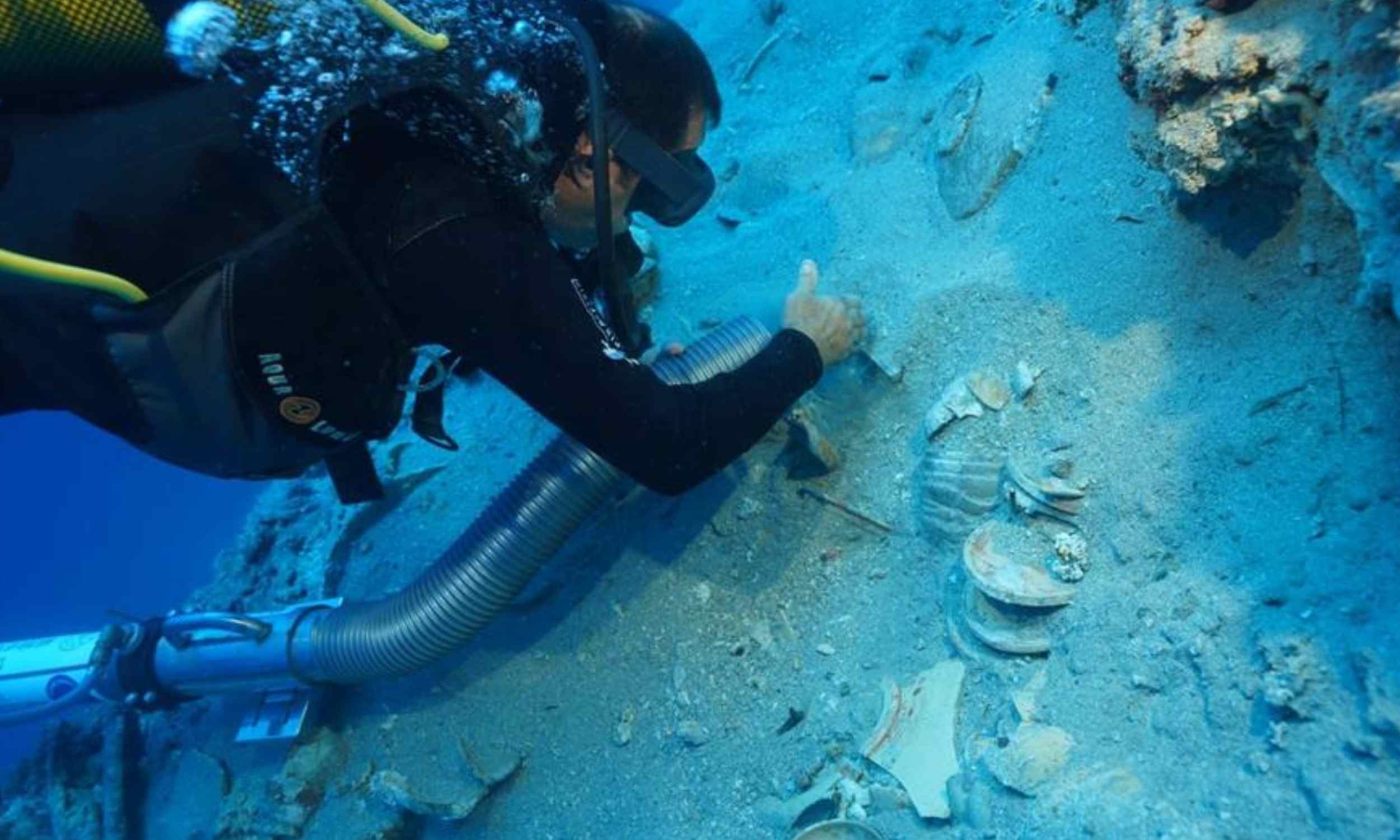 Featured image for Ancient 2,000-Year-Old Shipwreck Found Intact with Tableware