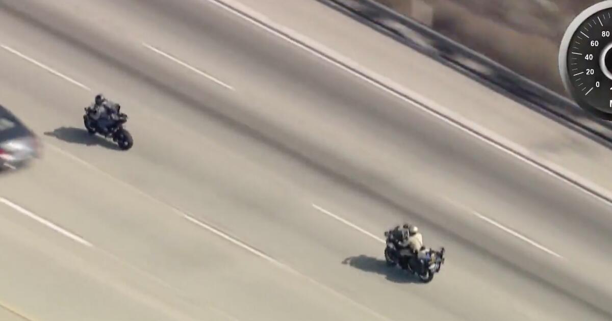Featured image for Fugitive Motorcycle Chase Ends in Crash After Deputy Shooting in SoCal