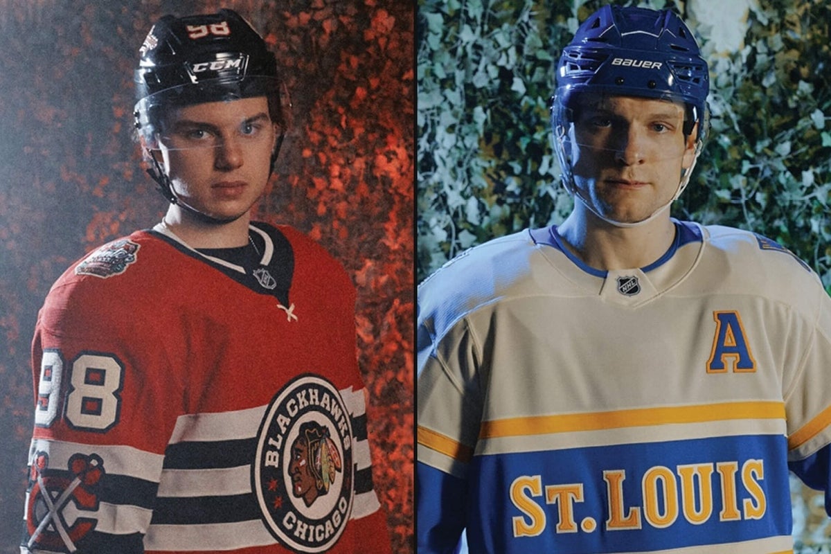 Featured image for Blackhawks and Blues Reveal Historic Winter Classic Jerseys