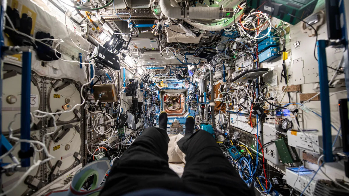 "Ax-3 Astronaut Captures Stunning Photo Inside Crowded ISS"