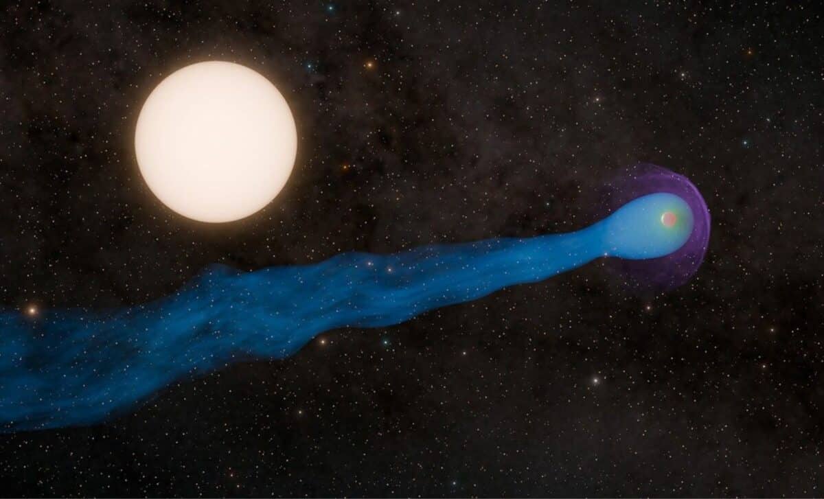 Featured image for Astronomers Unveil Exoplanet with Massive Comet-Like Tail