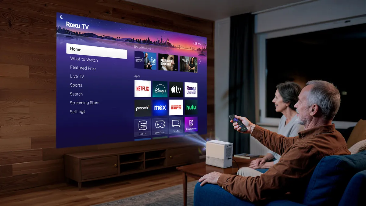 Featured image for Roku Launches Budget-Friendly 150-Inch Smart Projector
