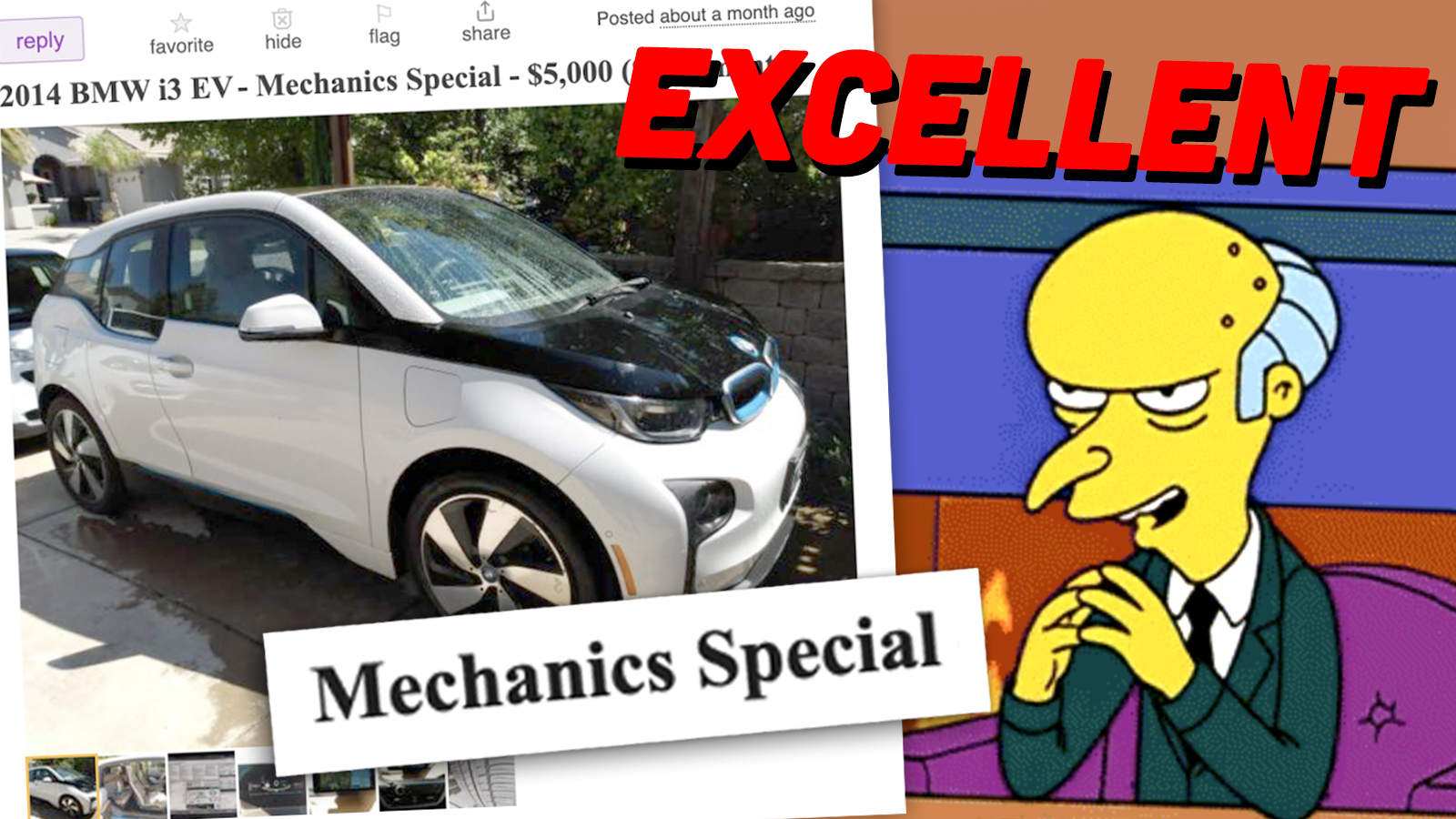 Featured image for Savvy Buyer Turns Broken BMW i3 into a Bargain in Minutes