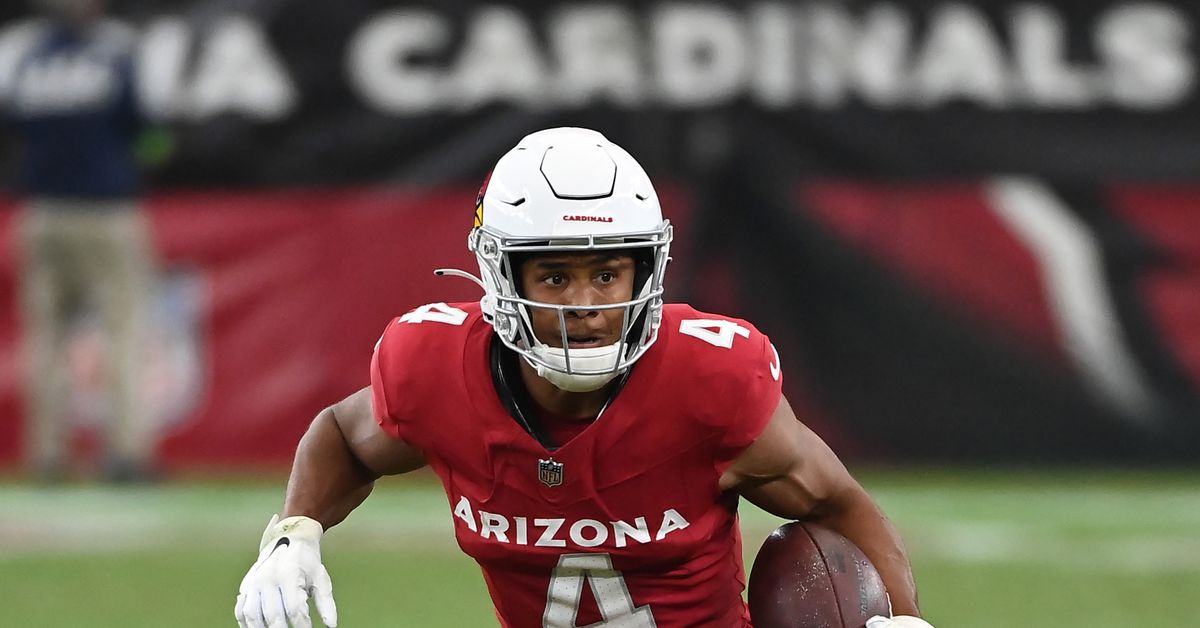 Featured image for Falcons Trade QB Desmond Ridder to Cardinals for WR Rondale Moore