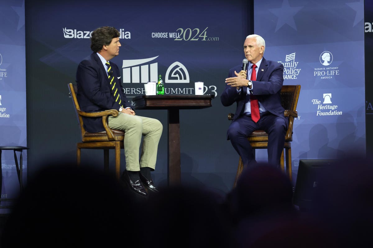 "Mike Pence Faces Backlash for Ukraine Support in Heated Tucker Carlson Interview"