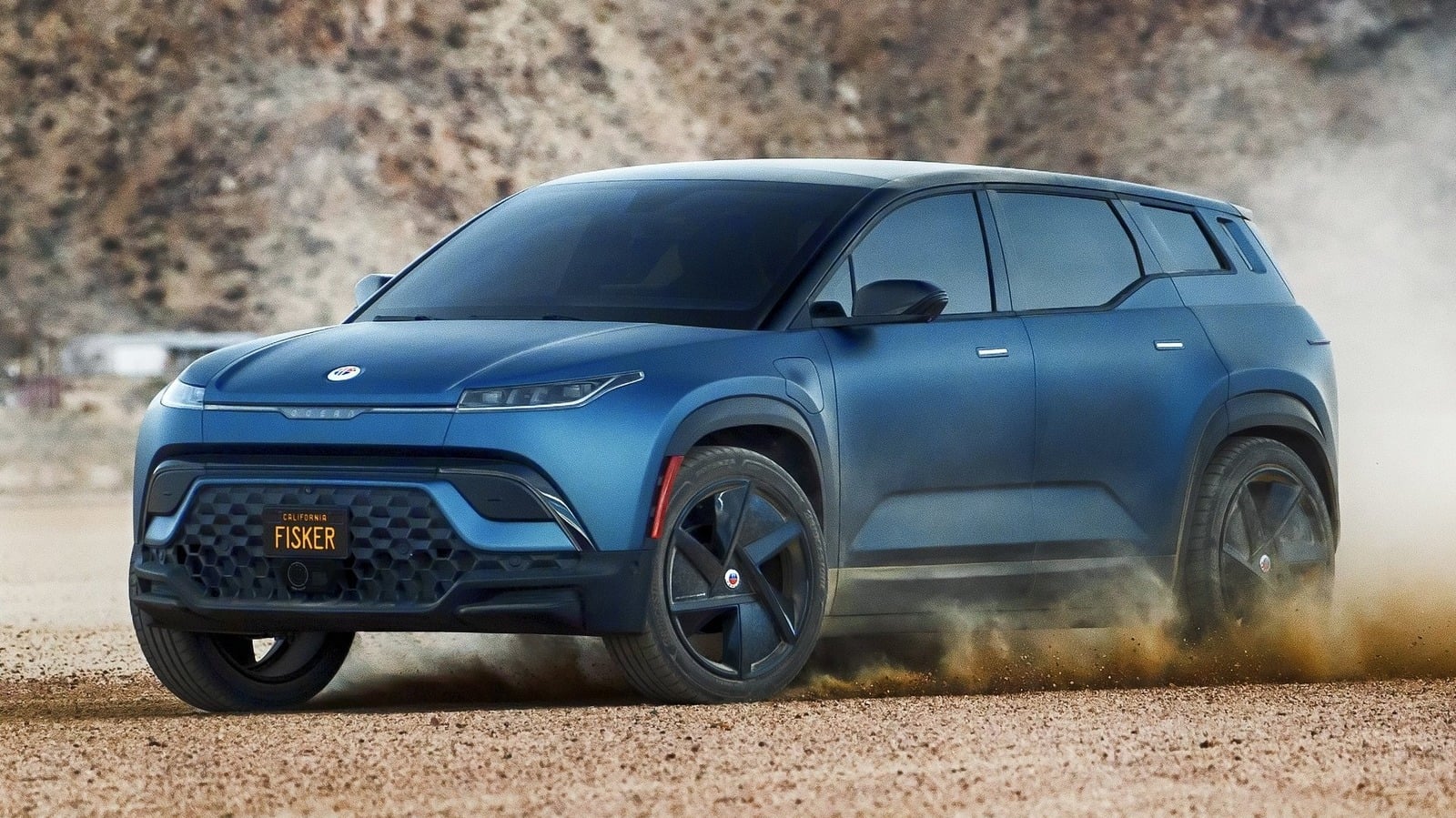 Featured image for MotorTrend Discovers Missing Fisker Ocean in Scrap Yard